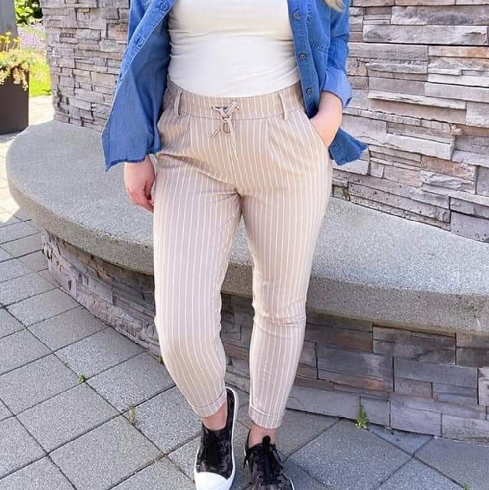 Euc work pants stripped pants